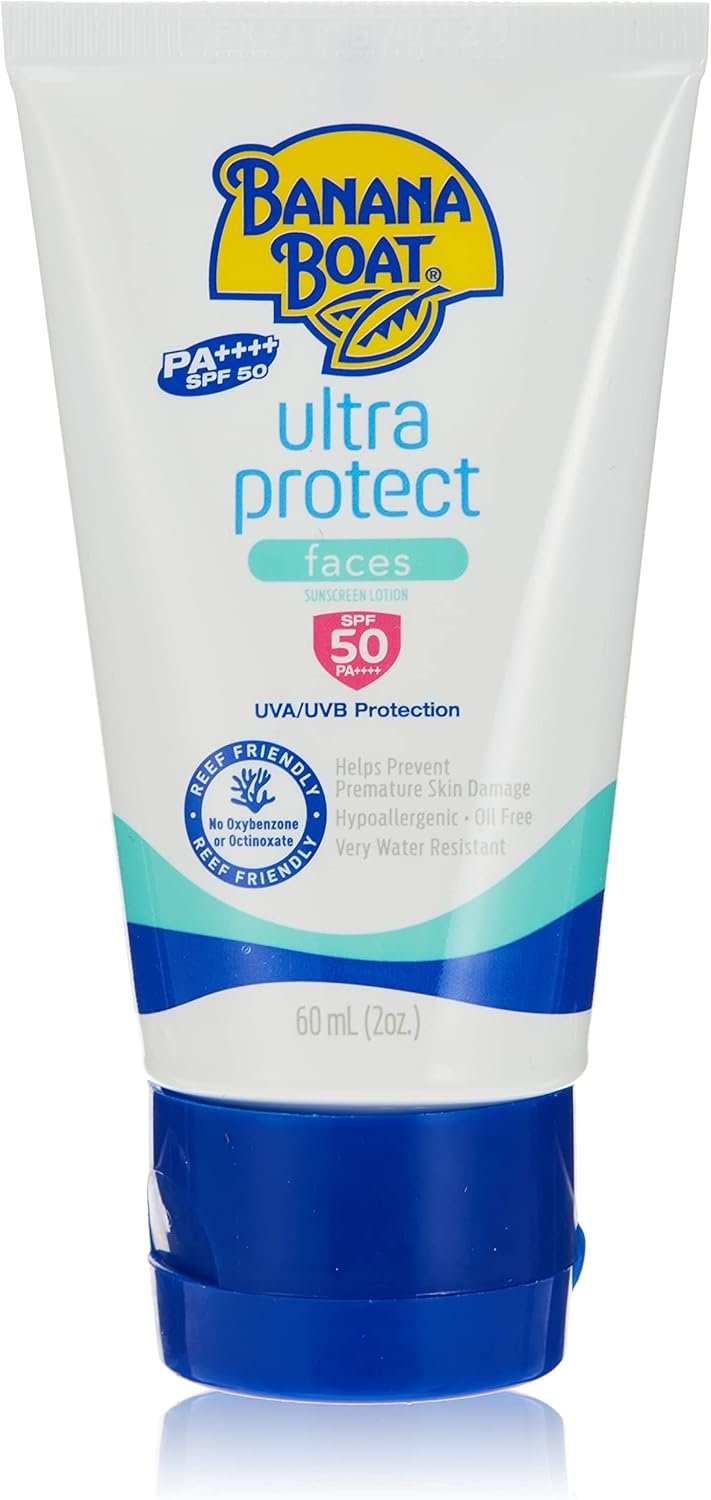 Banana Boat Ultra Protect Faces Sun Screen Lotion SPF 50, 60ml