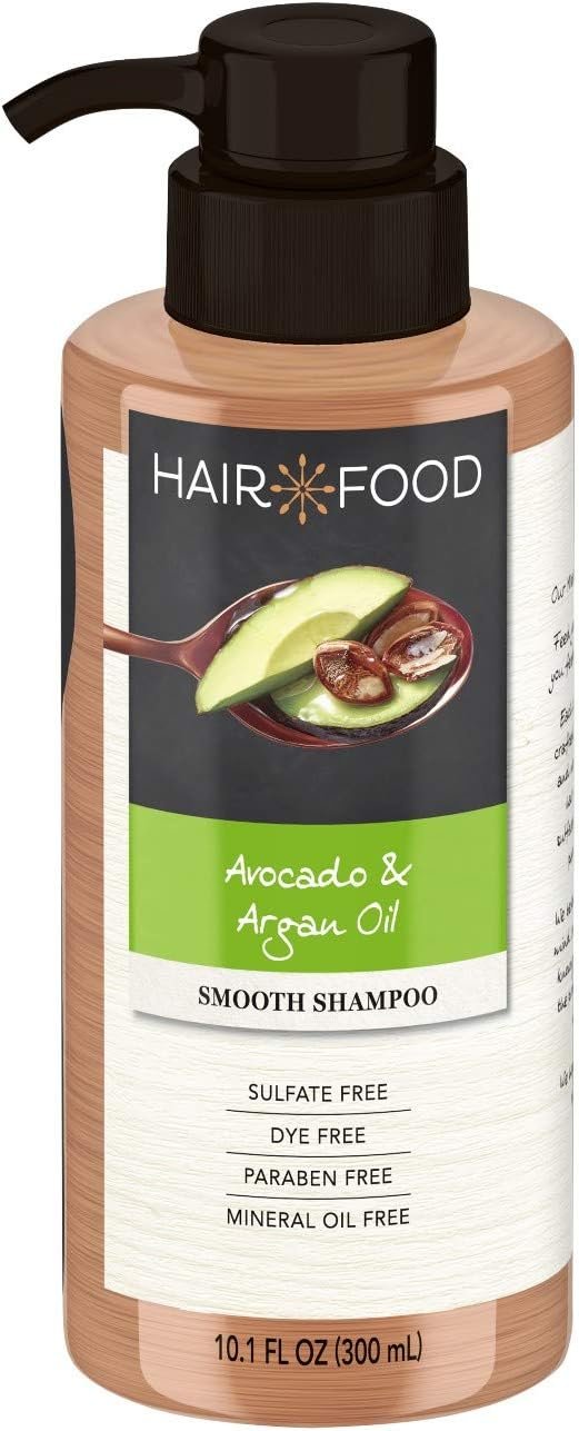 Hair Food Shampoo Avocado & Argan Oil 10.1 Ounce (300ml) (2 Pack)