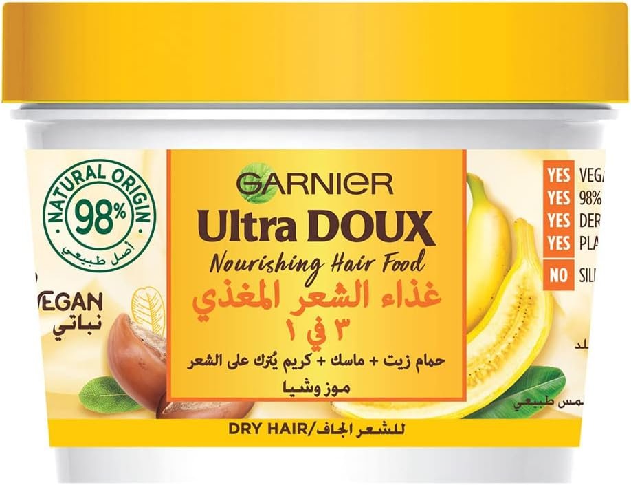 Garnier Ultra Doux Nourishing Hair Food Hair Mask – Hair Treatment 390ml
