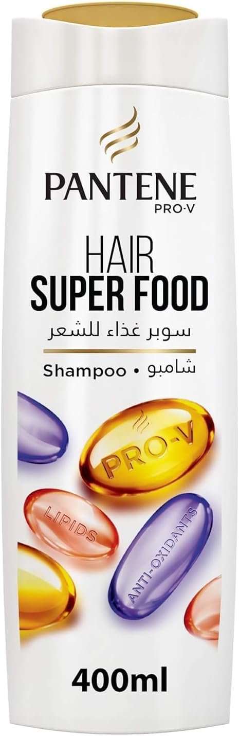 Pantene Super Food Shampoo With Antioxidants And Lipids, 400ml