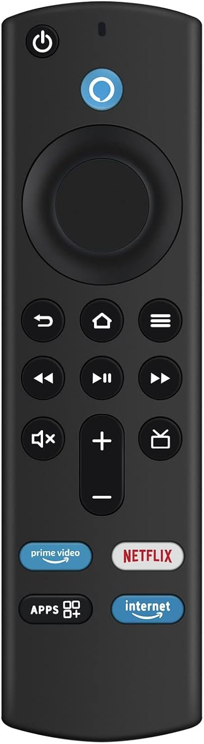 Allimity Replaced Remote Control Fit for Amazon Voice Controller with APP: prime-video netflix apps internet sub L5B83G
