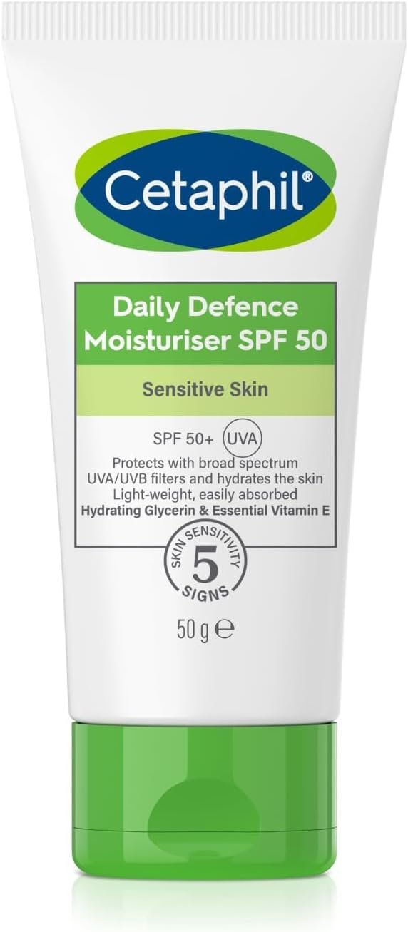 Cetaphil Daily Defence Moisturiser with SPF 50 Plus,50g