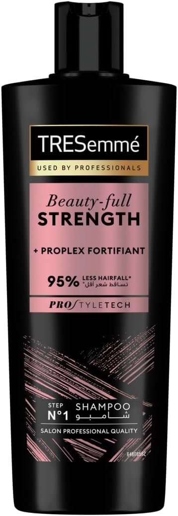TRESEmmé Strength and Fall Control Shampoo with Biotin for 3X Stronger Hair, 400ml