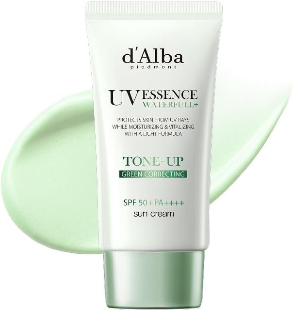 d’Alba Clean Tea Tree Liposome Tone-Up Sun Cream Tone Correction & Brightening in One, Lightweight Silky Finish, SPF50+ UV Protection, with Tea Tree & White Truffle for Redness & Dull Skin 50ml