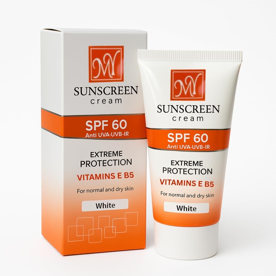 My Relief Sun Probiotics SPF 60+ Anti UVA-UVB-IR German Sunscreen Vitamins E&B5 sunblock for Face Daily Sunscreen for Men Women Skincare 50ml